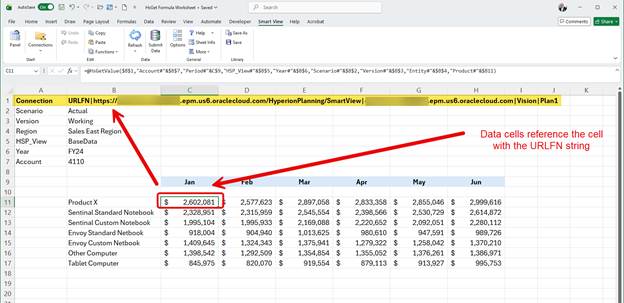 Shared Connection (kind of) for HsGetValue Formulas